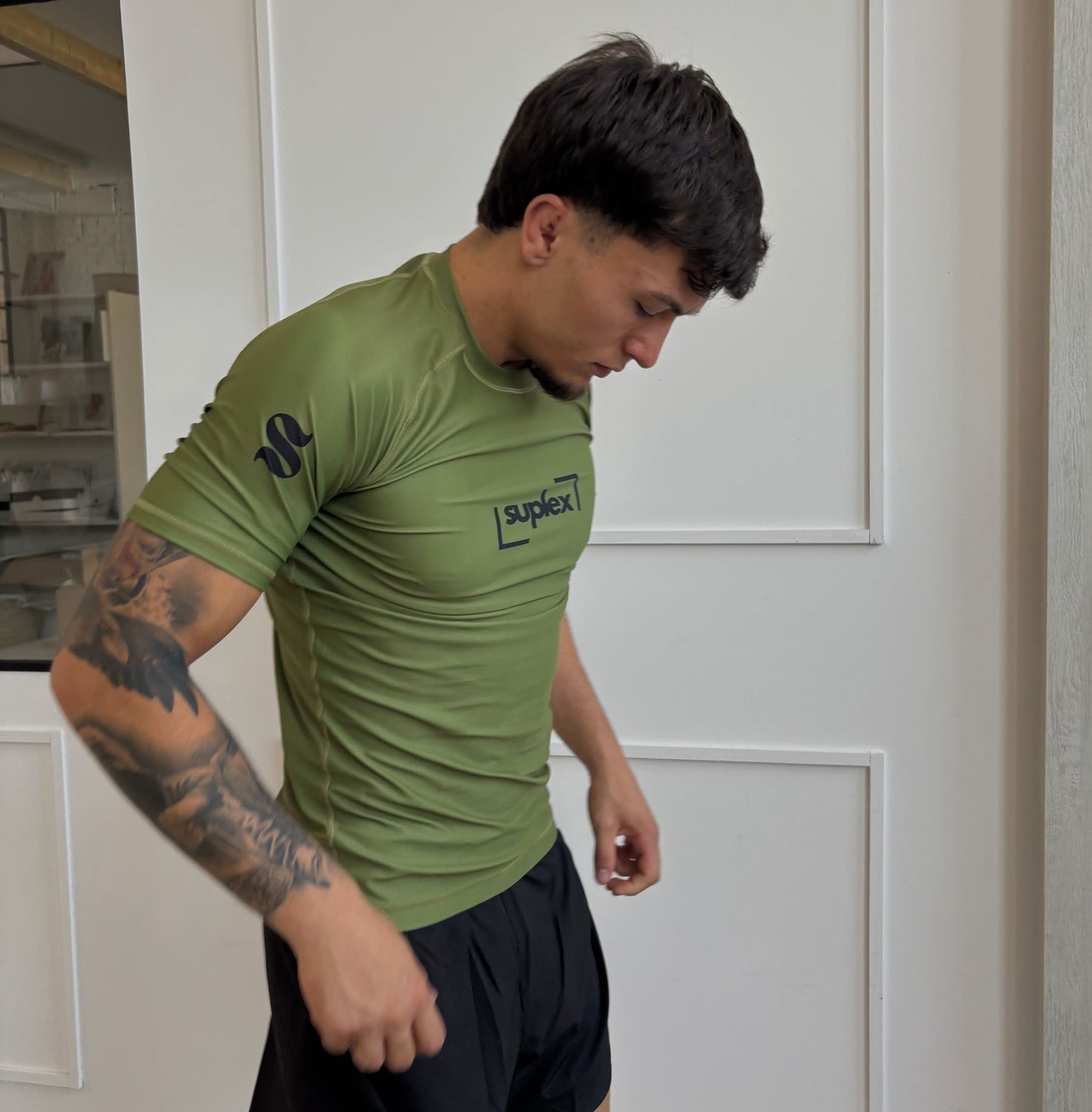Eat Sleep Roll Repeat rashguard